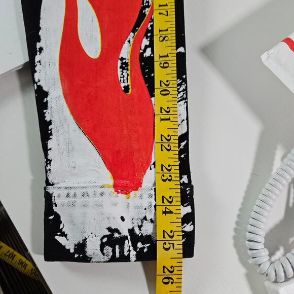 Rockstar Original US Fall Tour Denim Jacket Men Large Graffiti Grunge Streetwear - Picture 15 of 16